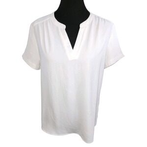 Rielle Crisp White Classic Short Sleeve Classic Top M